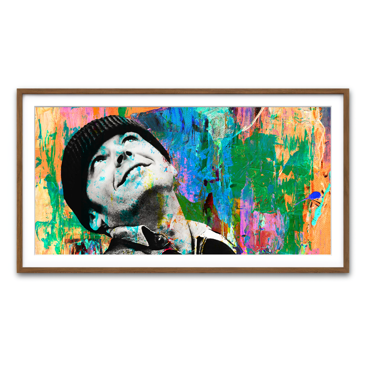 Framed Print 2x1 Walnut