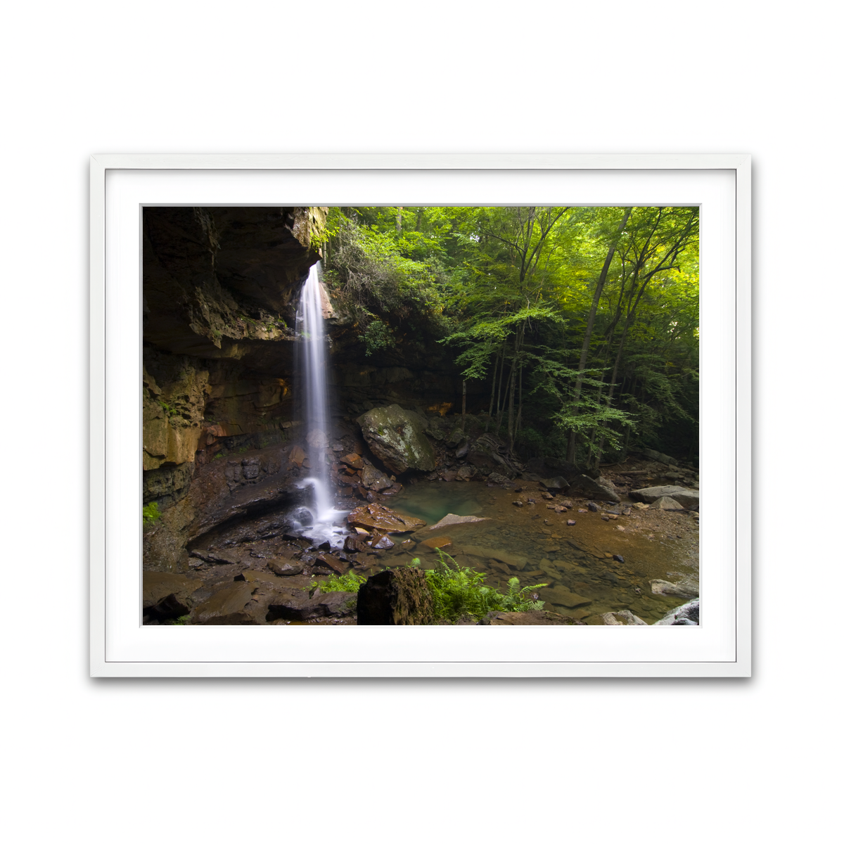 Framed Print 4x3 White