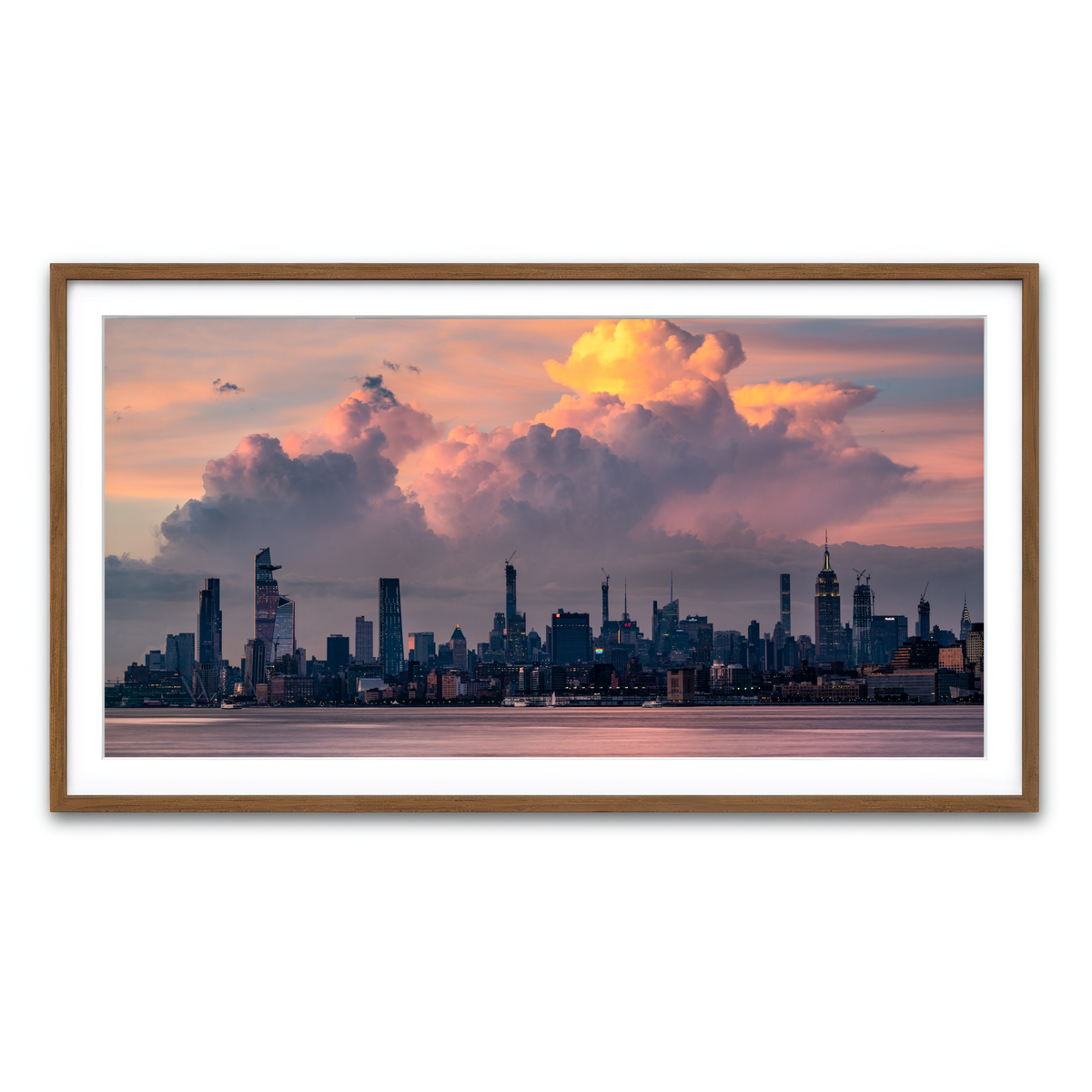 Framed Print 2x1 Walnut