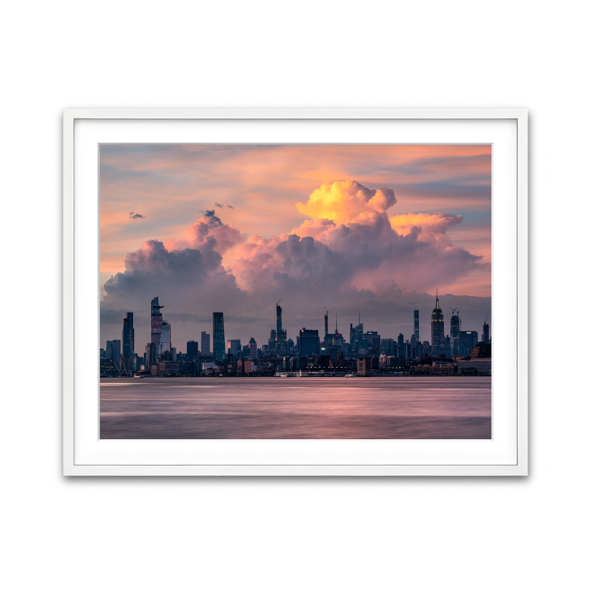 Framed Print 4x3 White