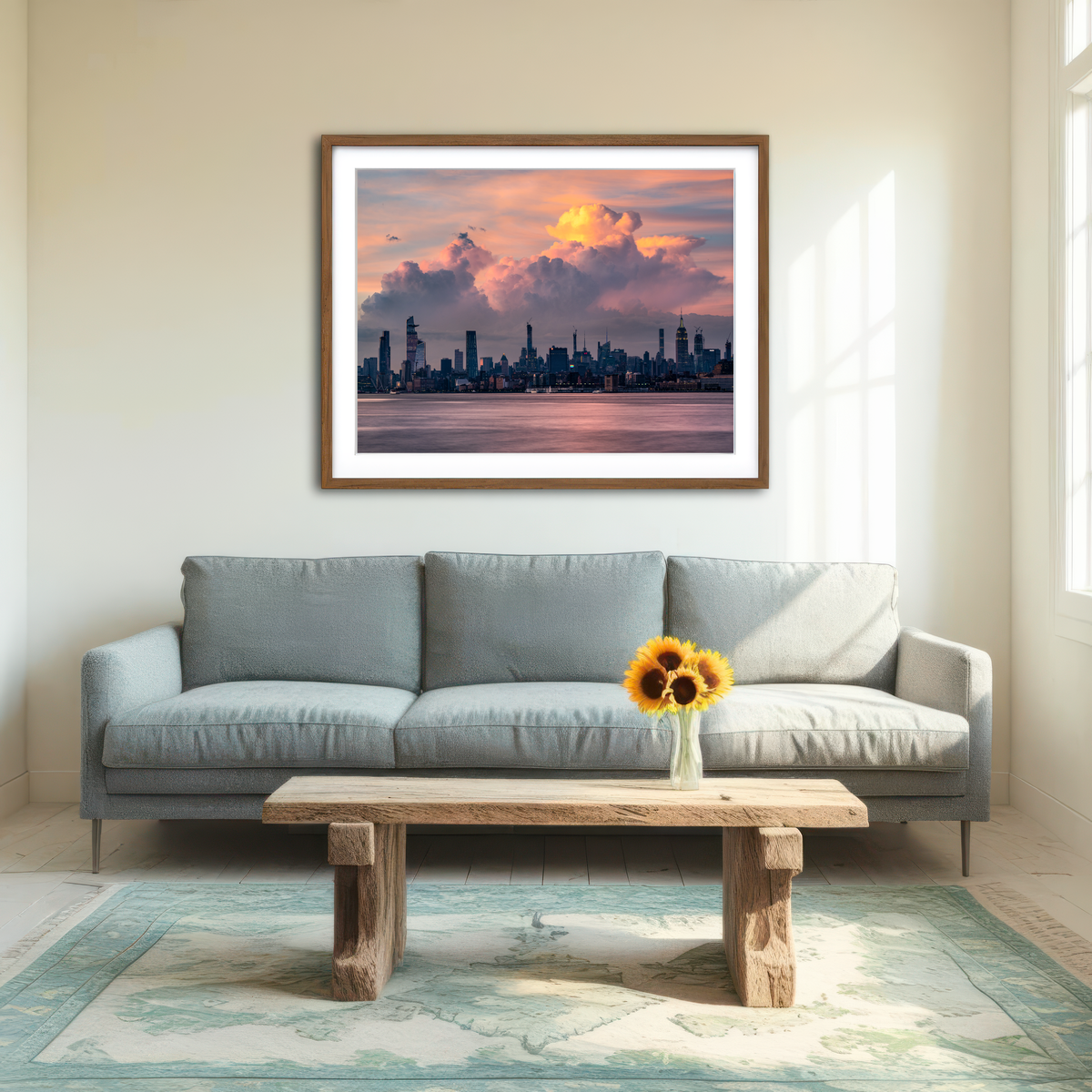 AUTO-MOCKUP ROOM | Cumulus Maximus Wall Art