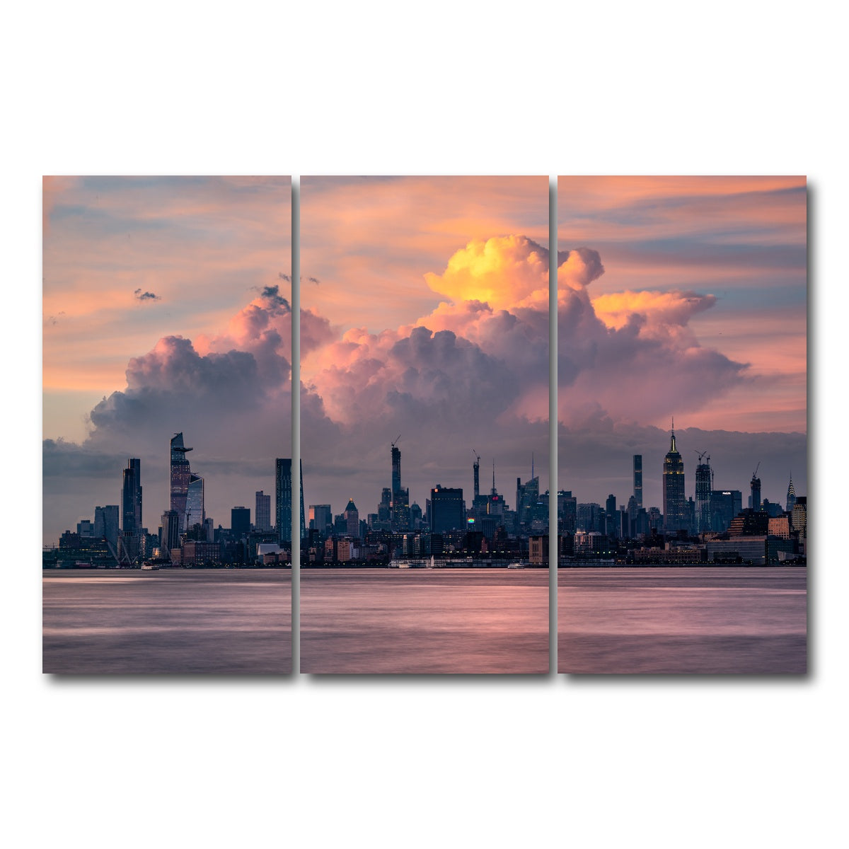 AUTO-MOCKUP WHITE | Cumulus Maximus | 3 Piece | Gallery Wrap Canvas | group=12x24