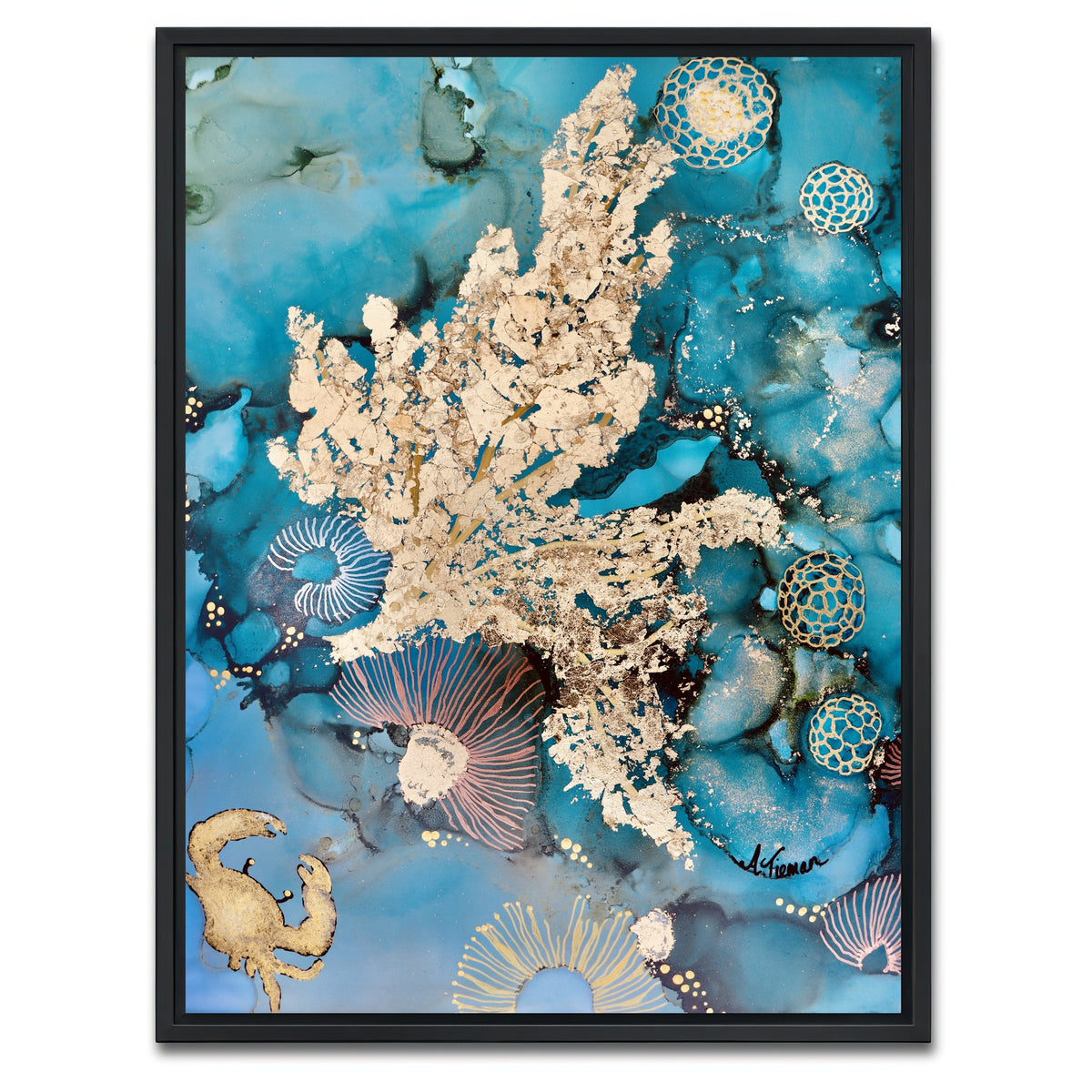 AUTO-MOCKUP WHITE | Curiosity | 1 Piece | Black Framed Canvas | group=3x4