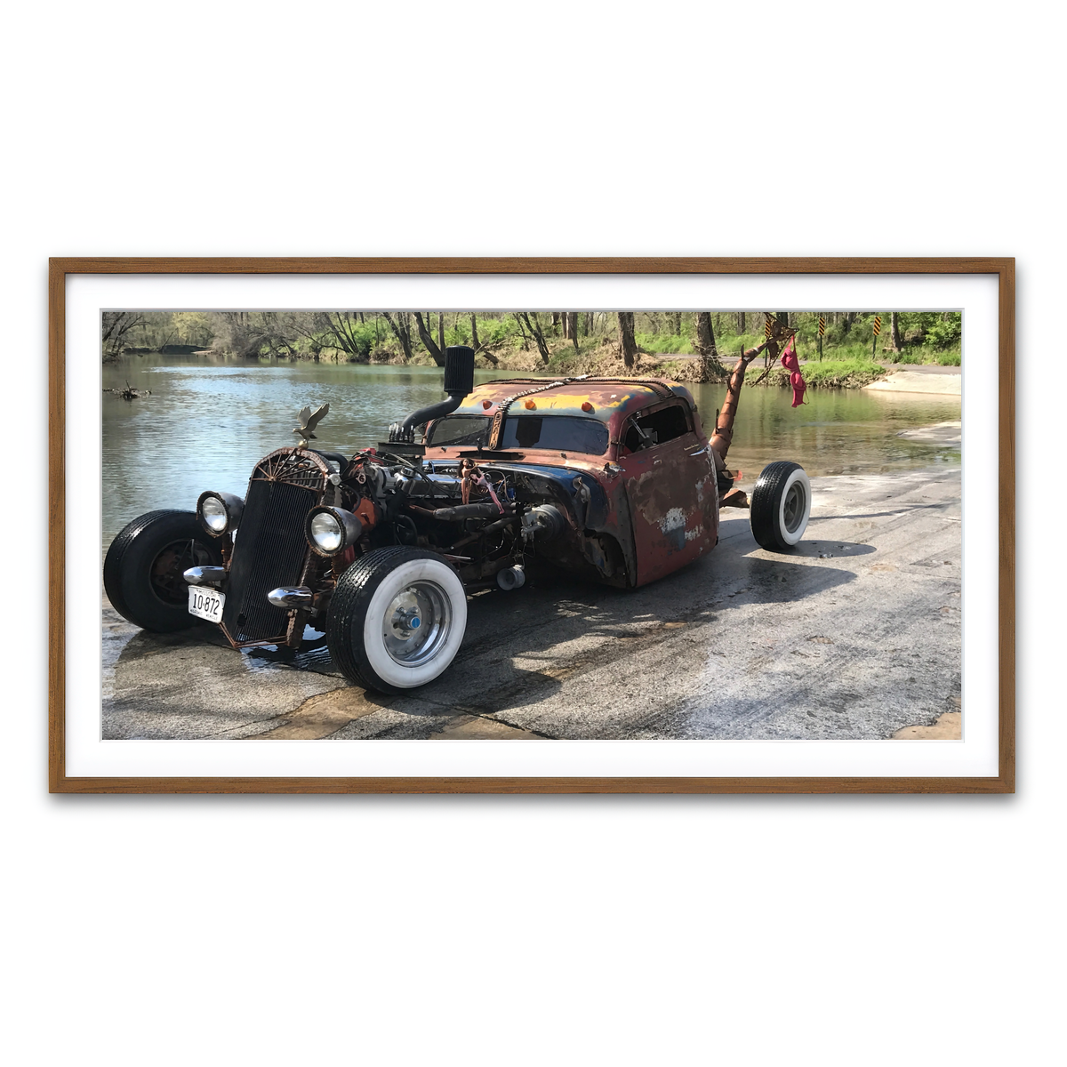 Framed Print 2x1 Walnut