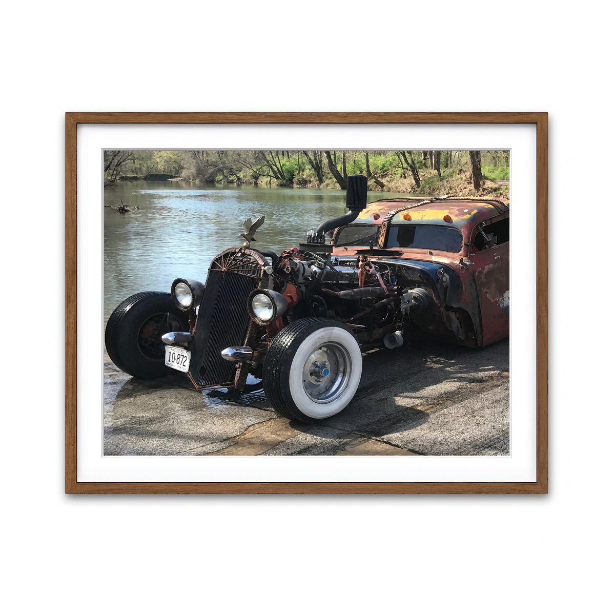 Framed Print 4x3 Walnut