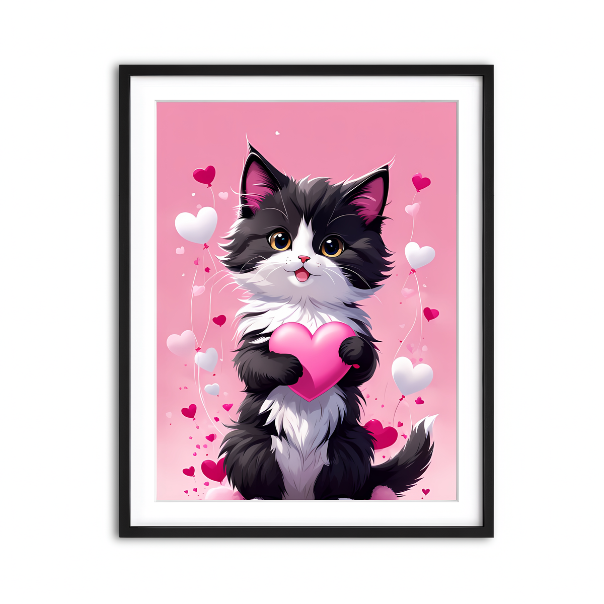 Framed Print 3x4 Black