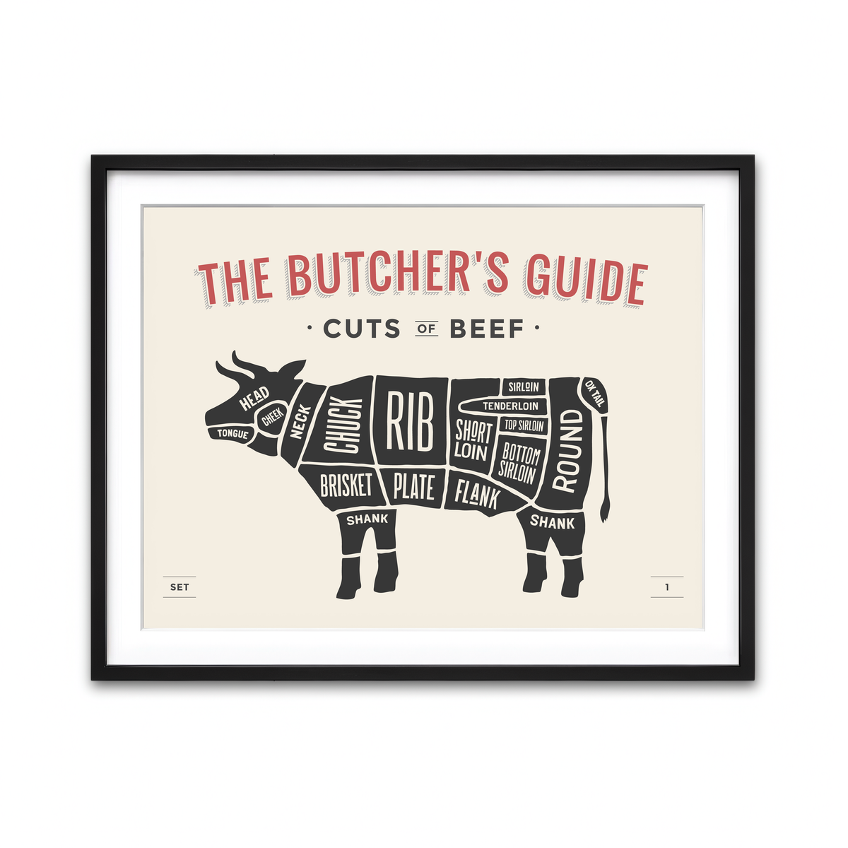 Framed Print 4x3 Black