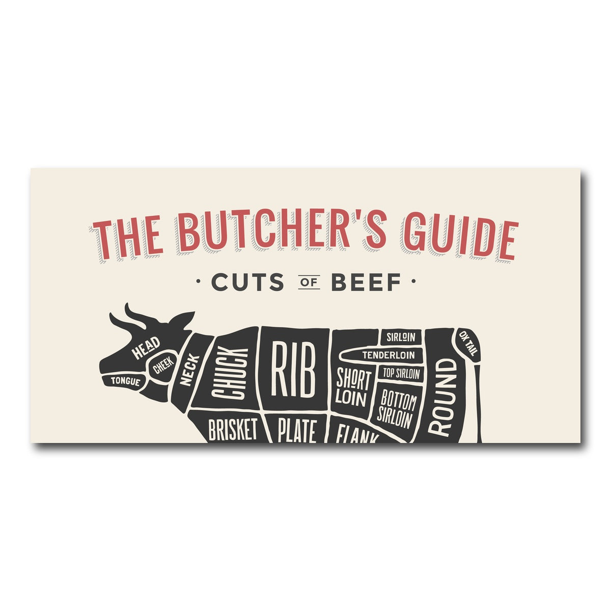 AUTO-MOCKUP WHITE | Cuts of Beef | 1 Piece | Gallery Wrap Canvas | group=2x1