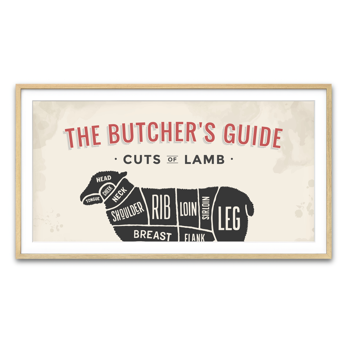 Framed Print 2x1 Natural