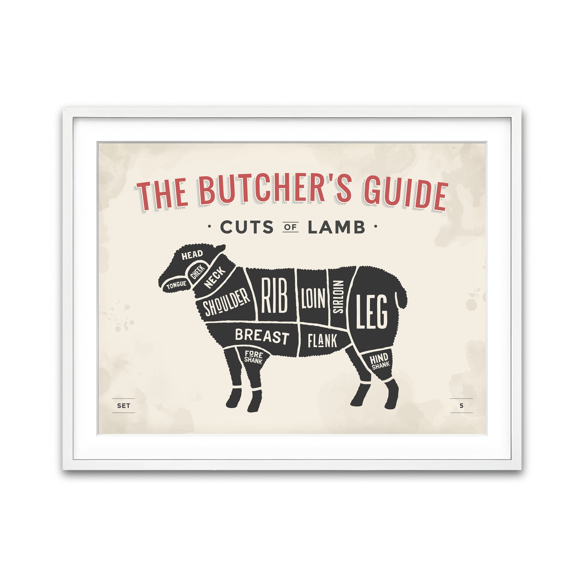 Framed Print 4x3 White