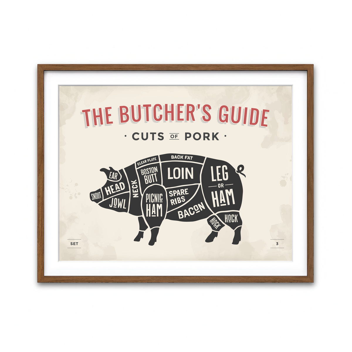 Framed Print 4x3 Walnut