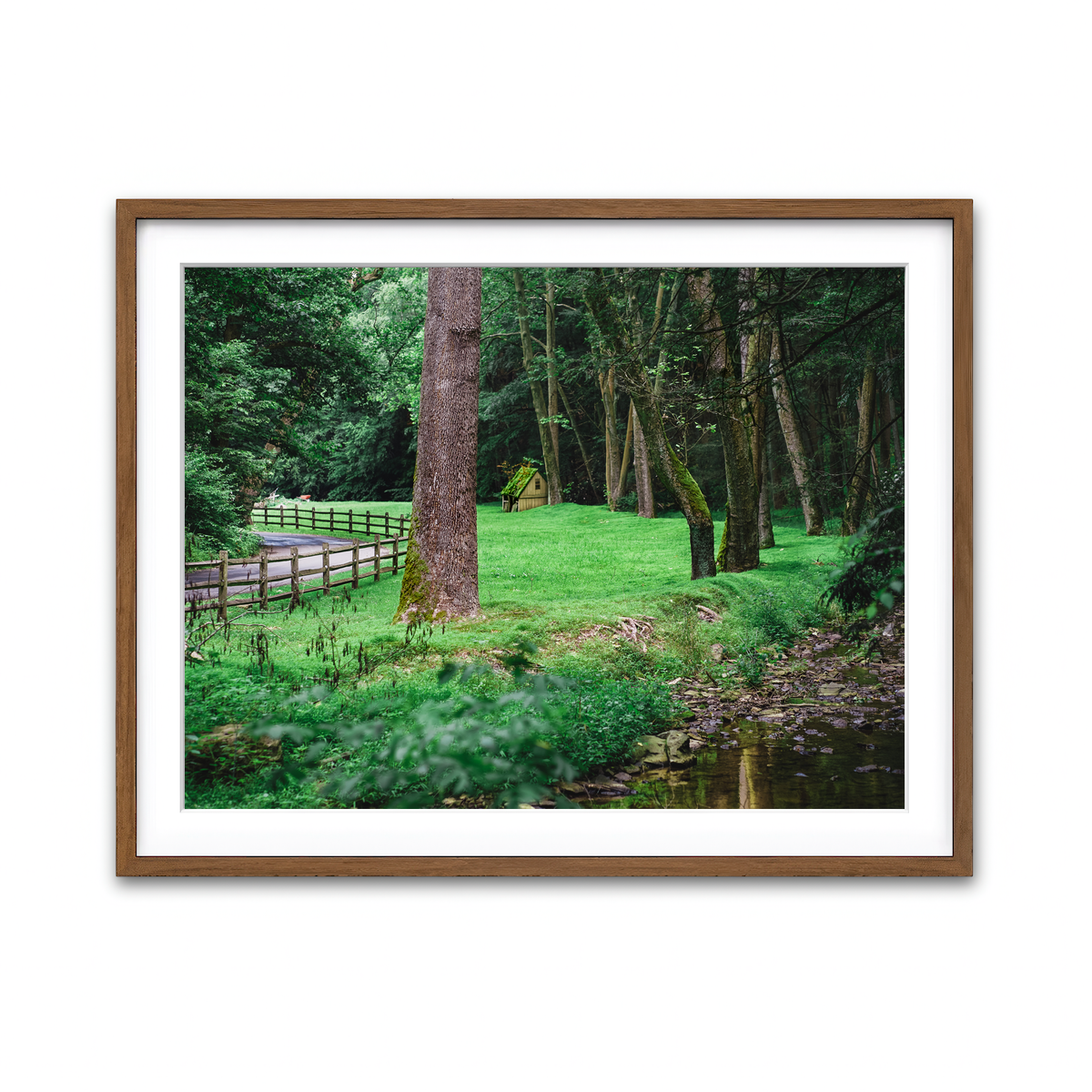 Framed Print 4x3 Walnut