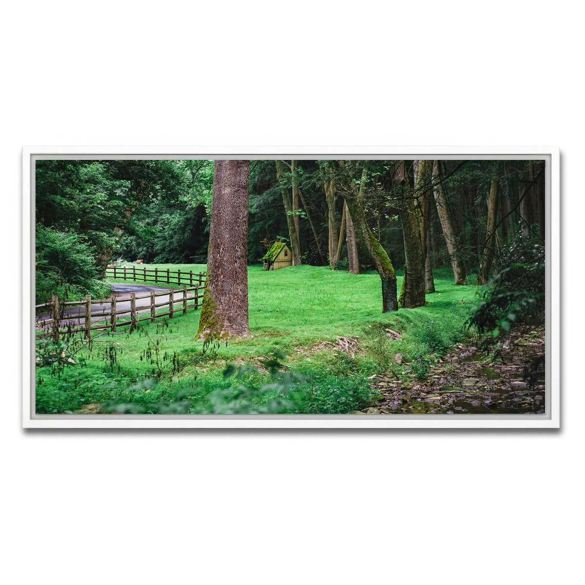 AUTO-MOCKUP WHITE | Cuttalossa Farm | 1 Piece | White Framed Canvas | group=2x1