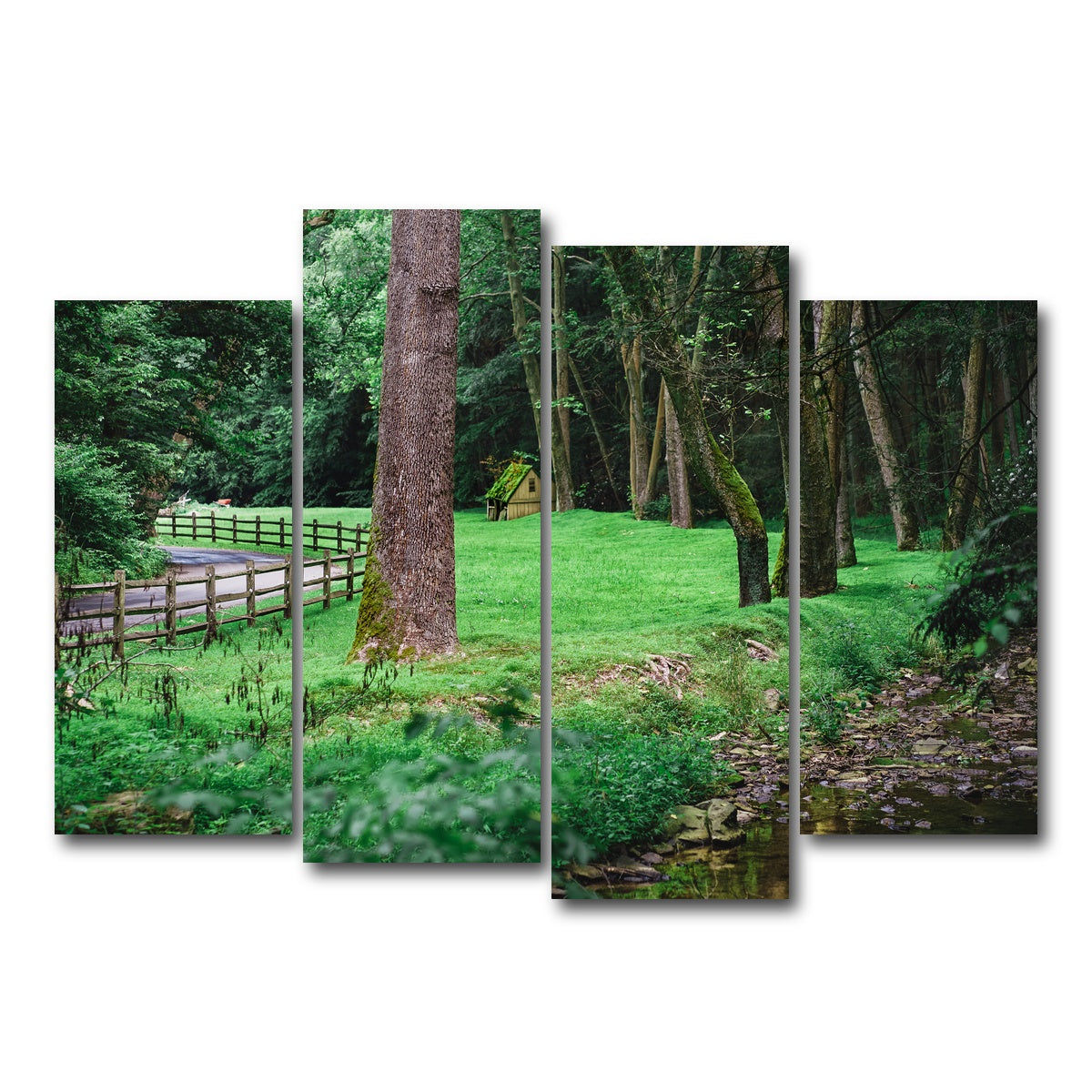 AUTO-MOCKUP WHITE | Cuttalossa Farm | 4 Piece | Gallery Wrap Canvas | group=4_normal