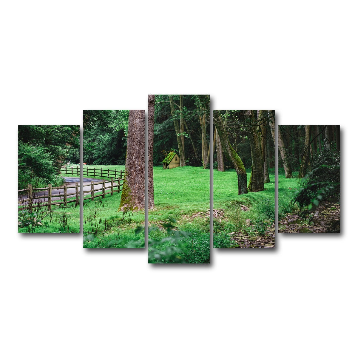 AUTO-MOCKUP WHITE | Cuttalossa Farm | 5 Piece | Gallery Wrap Canvas | group=5_normal