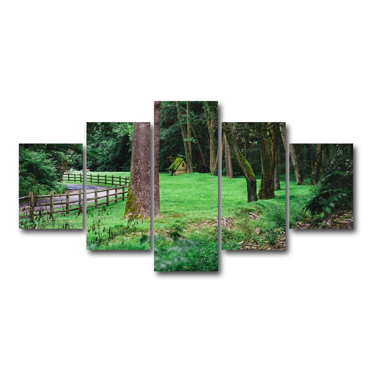 AUTO-MOCKUP WHITE | Cuttalossa Farm | 5 Piece | Gallery Wrap Canvas | group=5_short