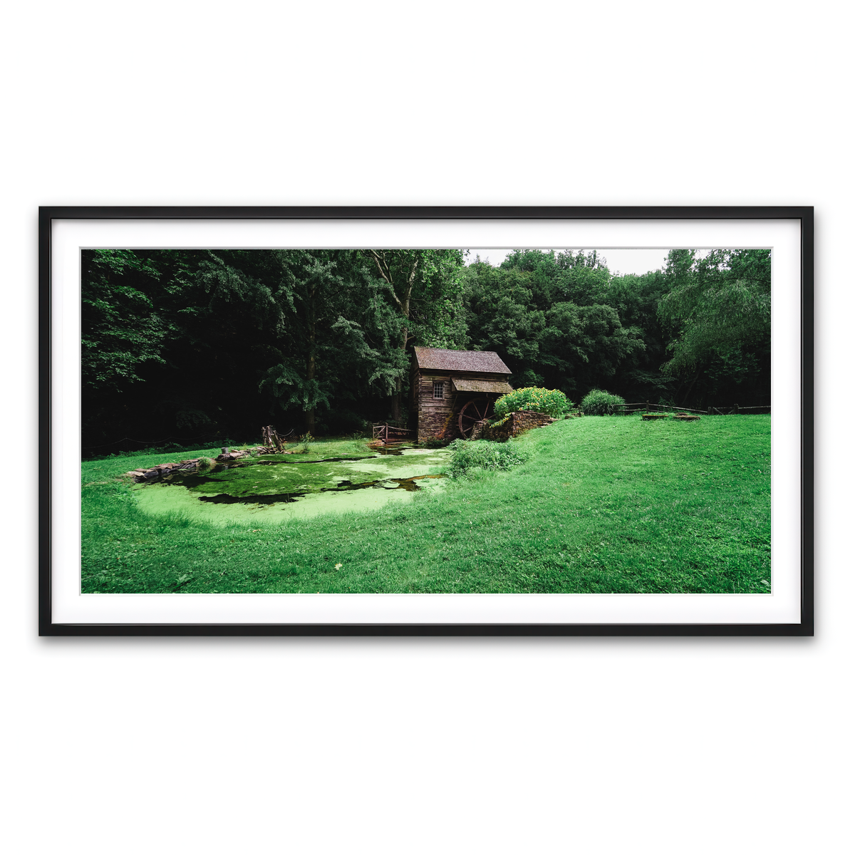 Framed Print 2x1 Black