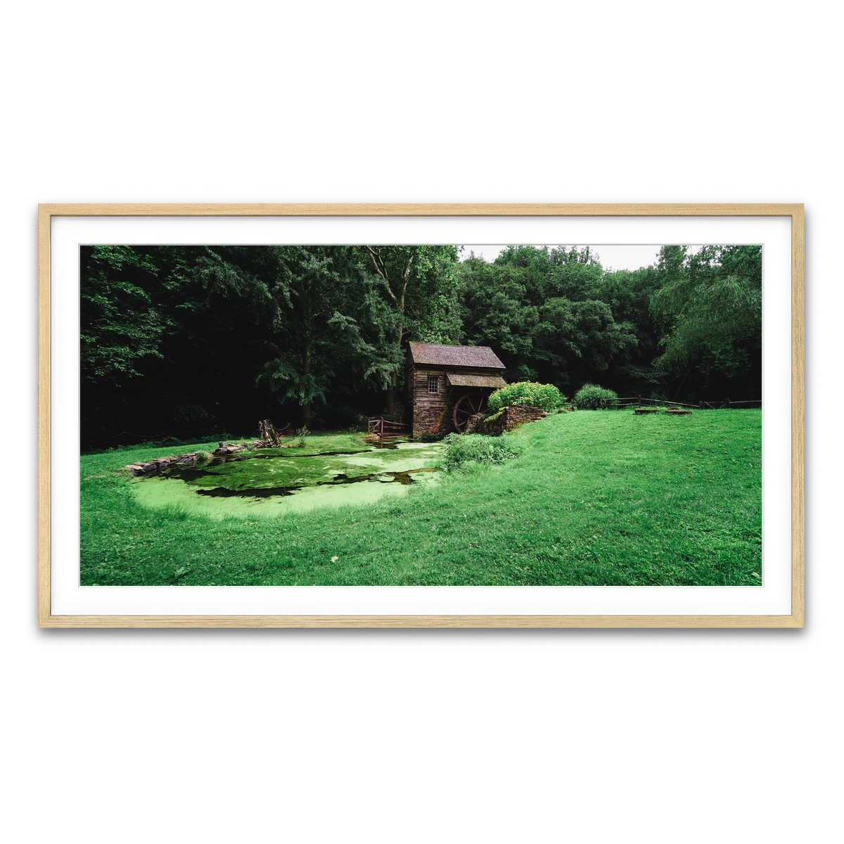 Framed Print 2x1 Natural