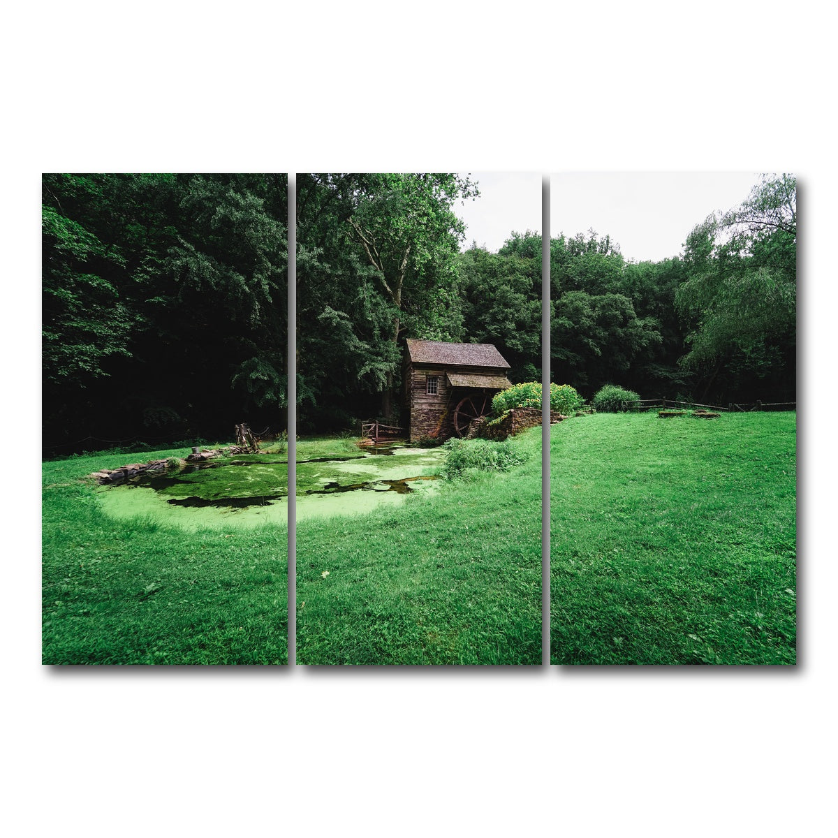 AUTO-MOCKUP WHITE | Cuttalossa Mill | 3 Piece | Gallery Wrap Canvas | group=12x24