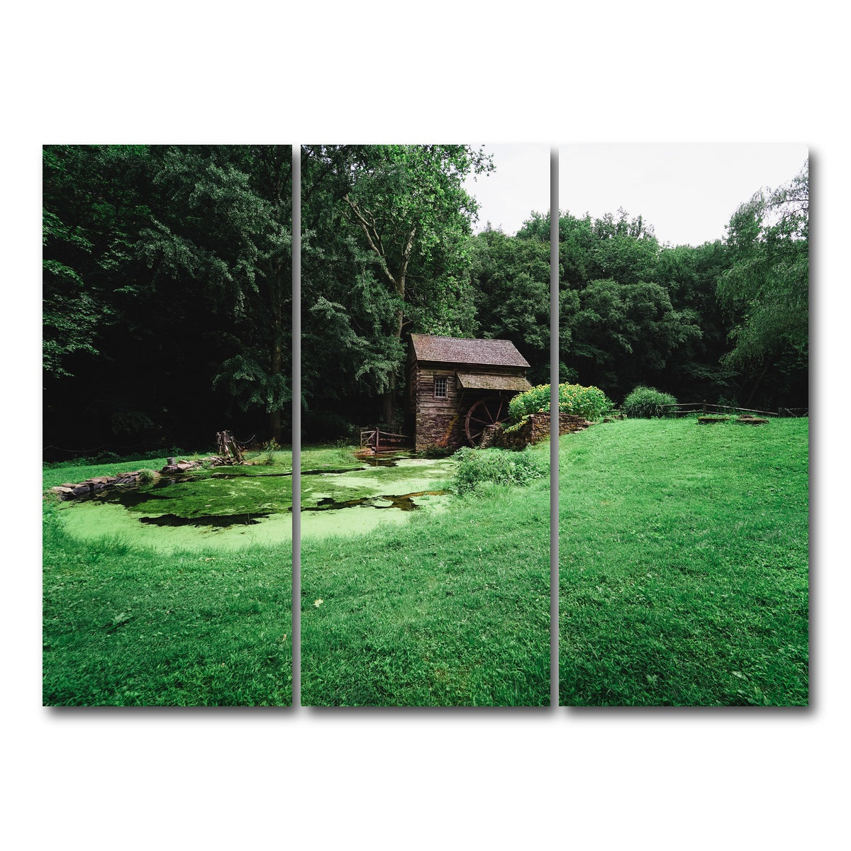 AUTO-MOCKUP WHITE | Cuttalossa Mill | 3 Piece | Gallery Wrap Canvas | group=8x18