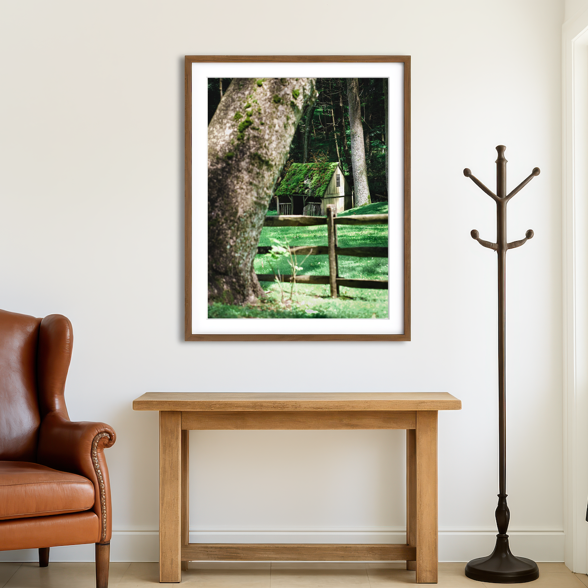 AUTO-MOCKUP ROOM | Cuttalossa Moss Wall Art