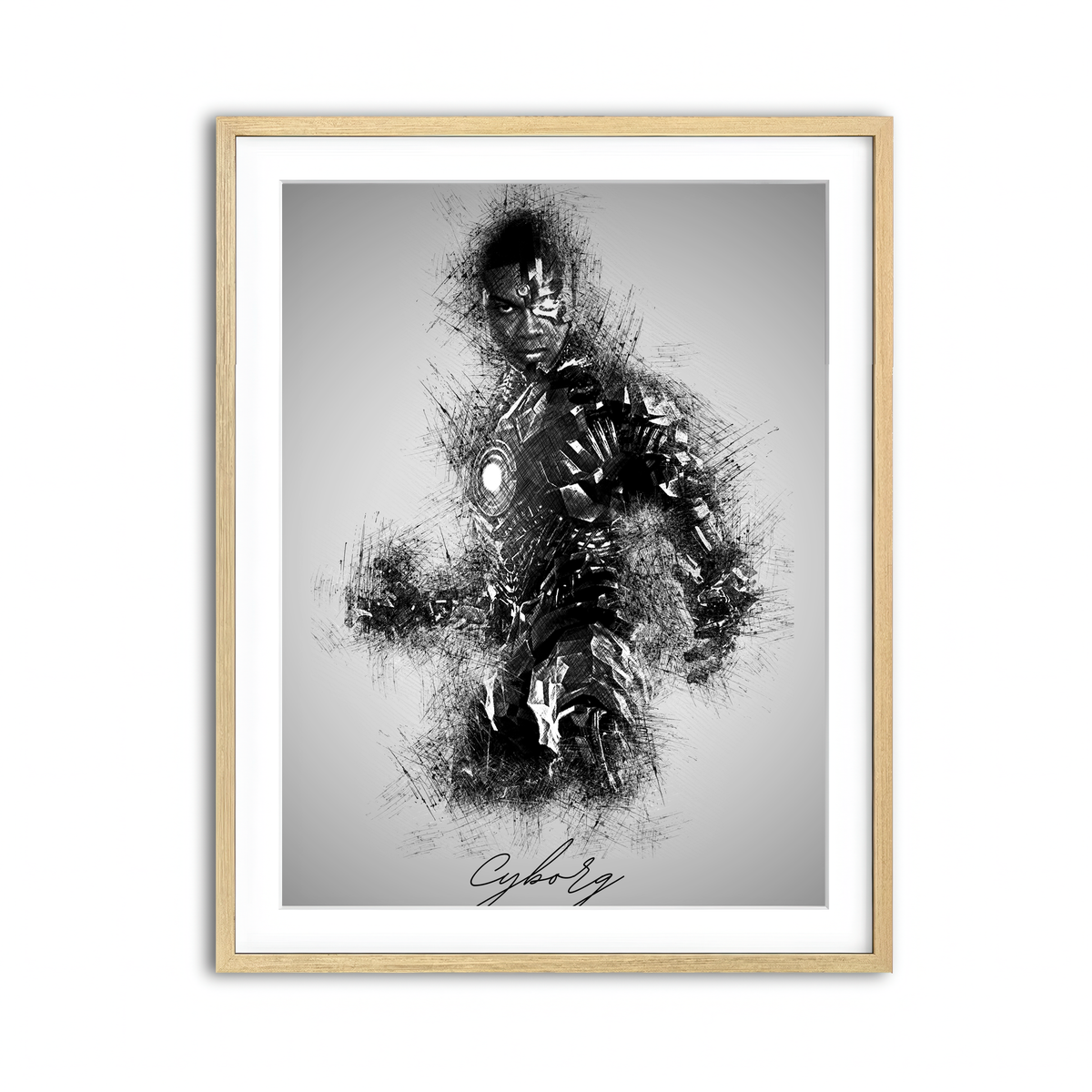 Framed Print 3x4 Natural