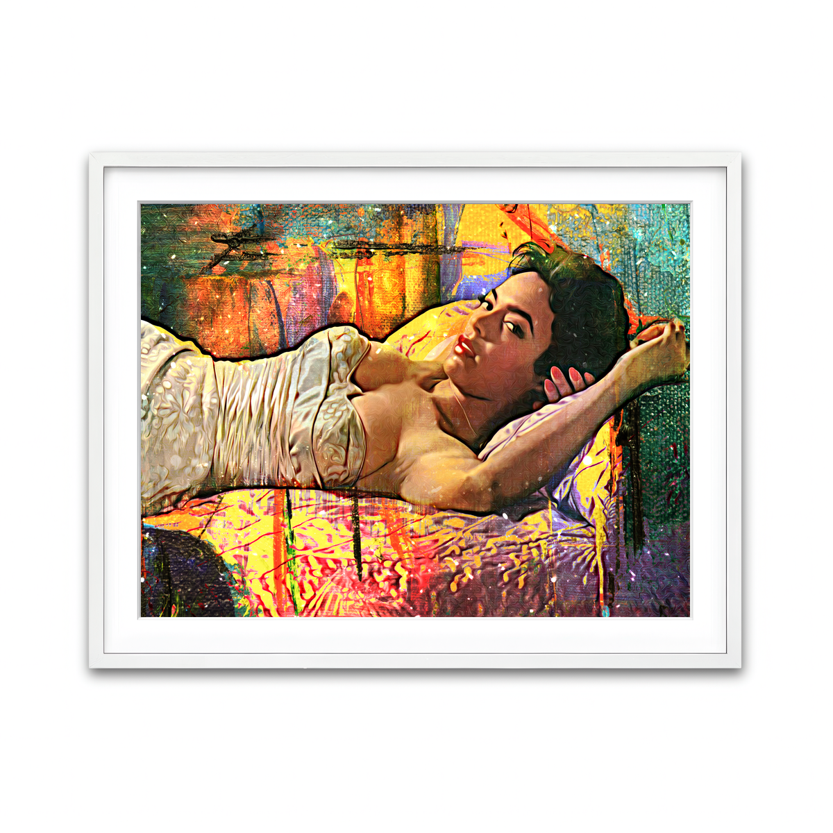Framed Print 4x3 White
