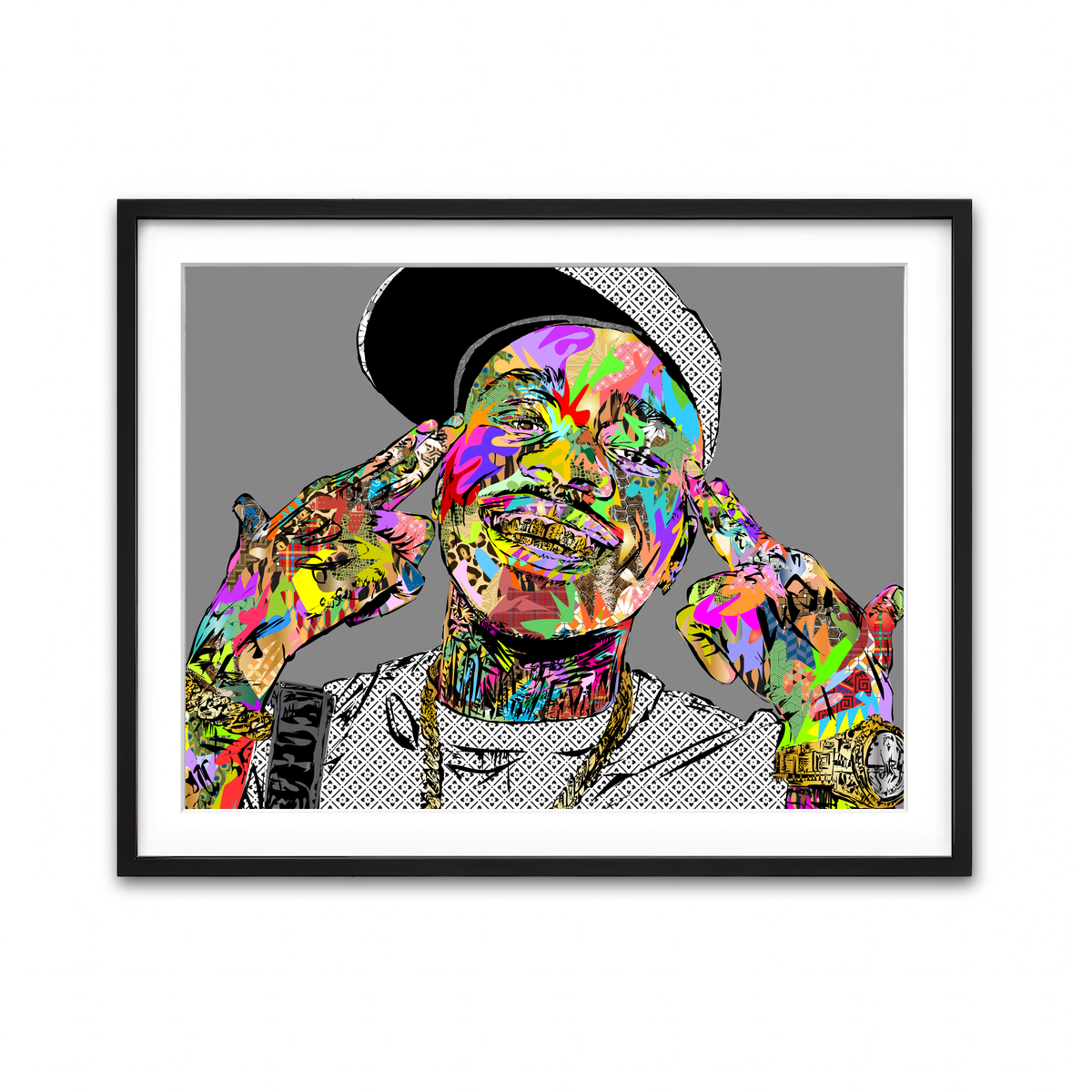 Framed Print 4x3 Black