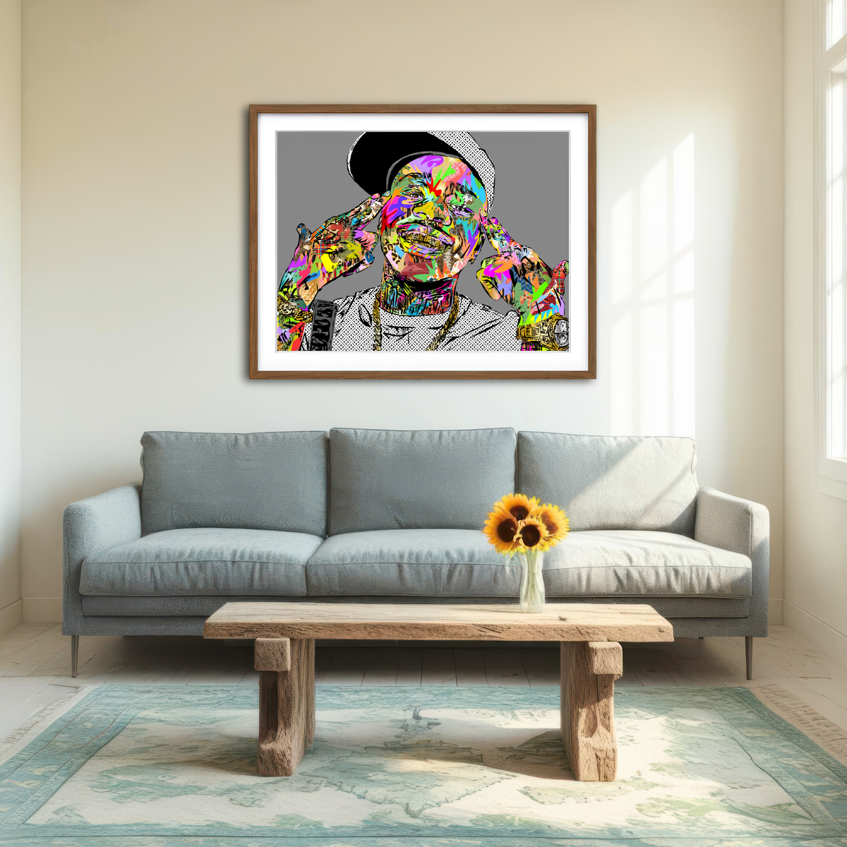 AUTO-MOCKUP ROOM | DaBaby Wall Art