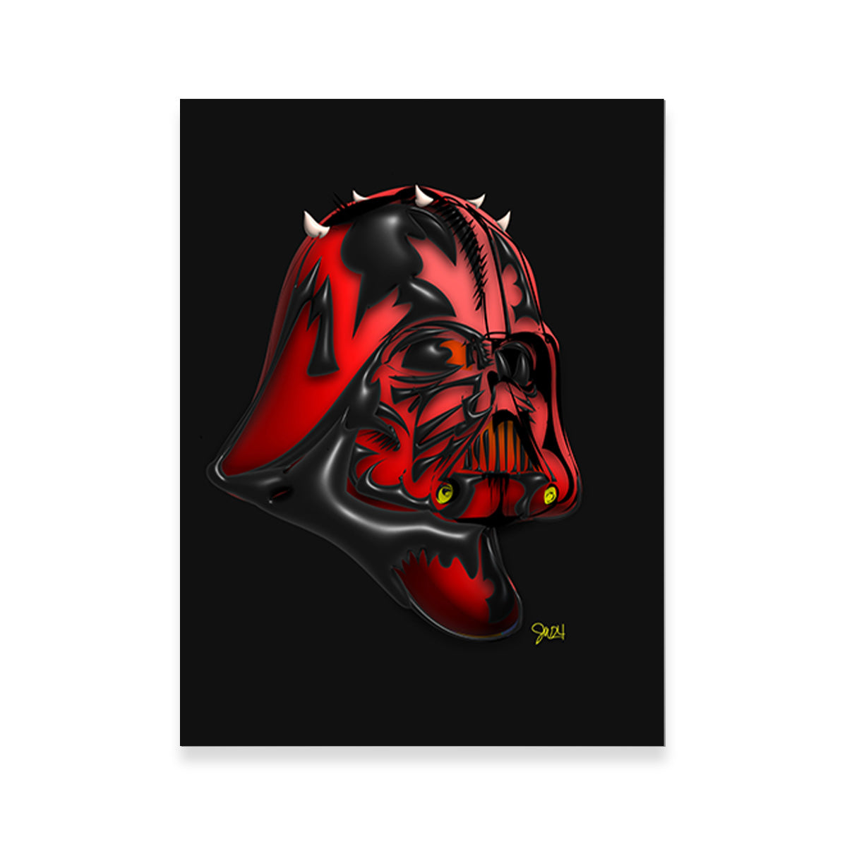 Darth Vader Maul Wall Art