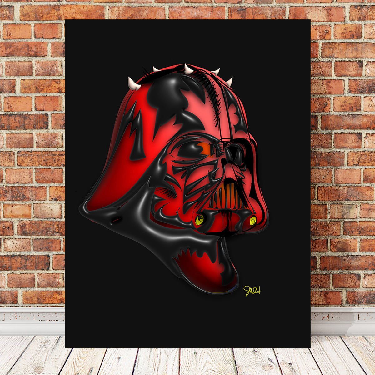 Darth Vader Maul Wall Art