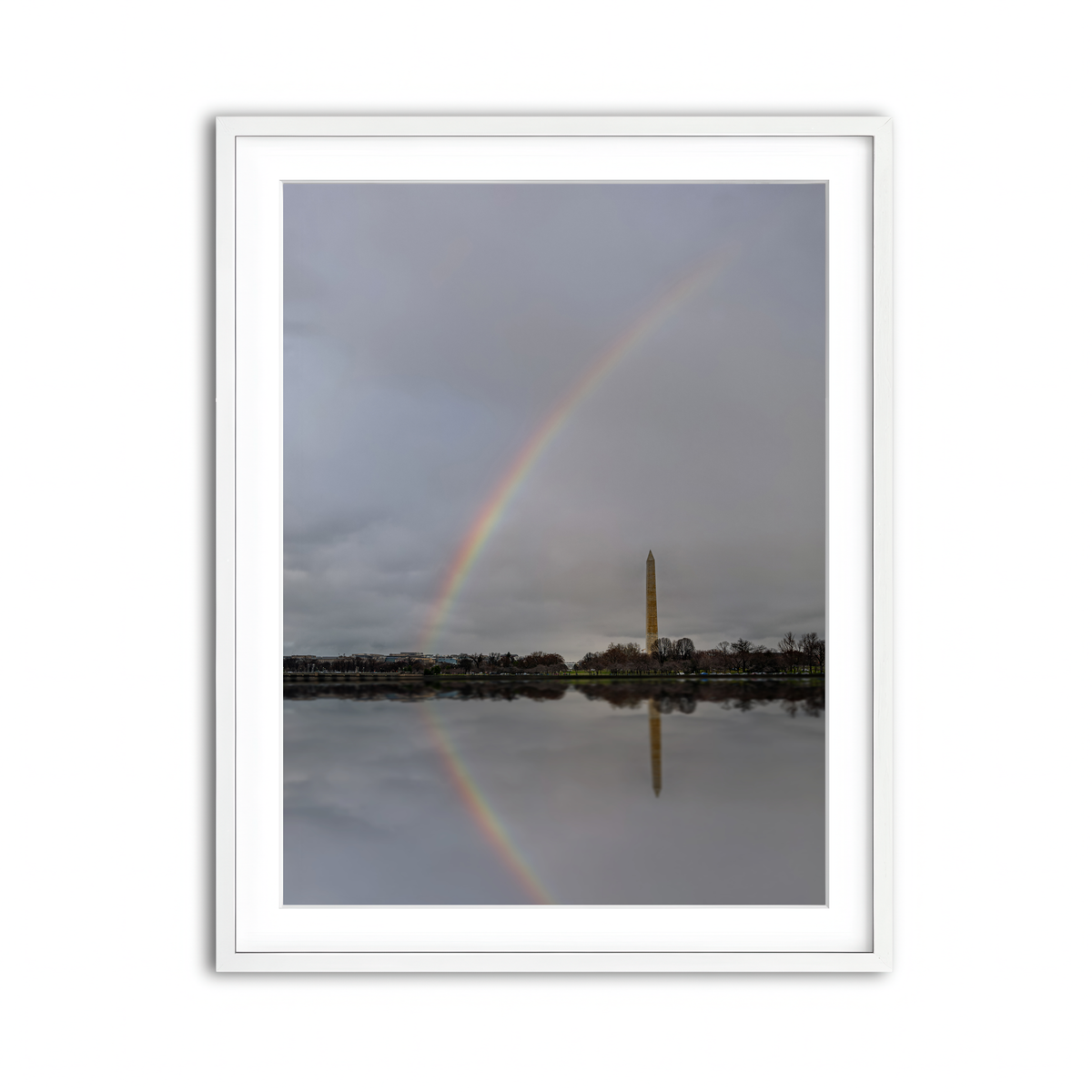 Framed Print 3x4 White