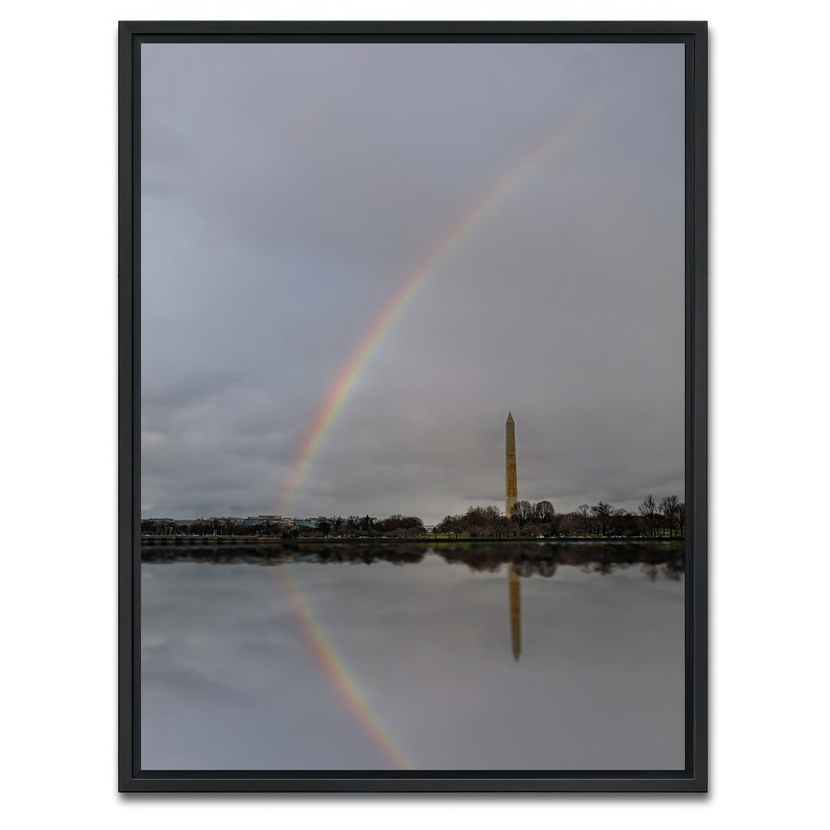 AUTO-MOCKUP WHITE | DC Rainbow | 1 Piece | Black Framed Canvas | group=3x4