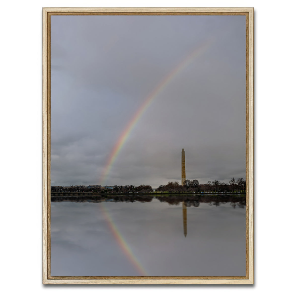 AUTO-MOCKUP WHITE | DC Rainbow | 1 Piece | Natural Framed Canvas | group=3x4