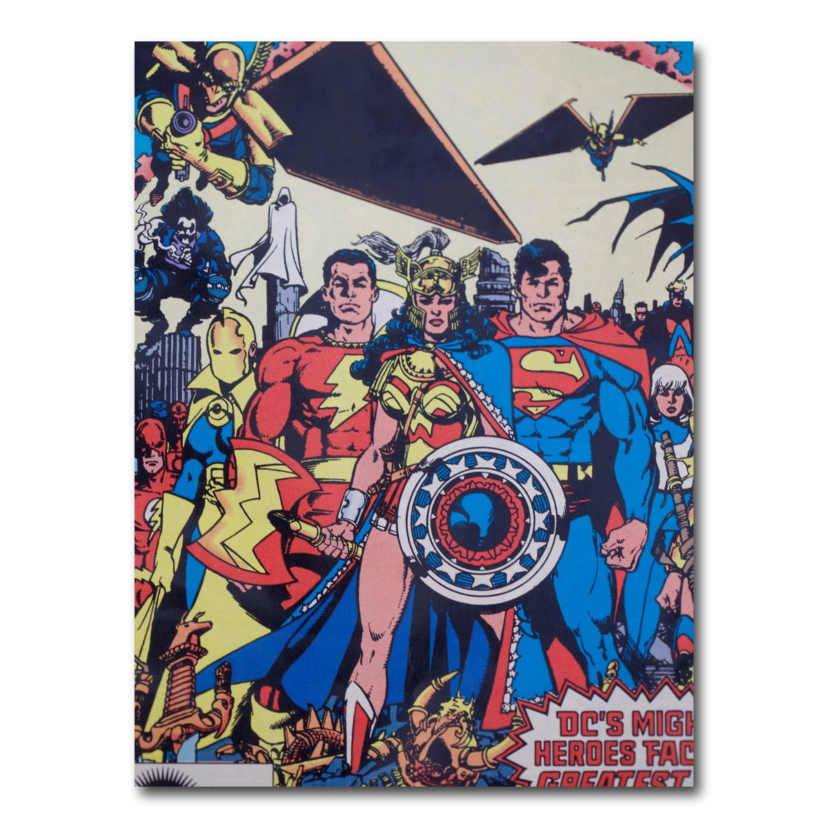 AUTO-MOCKUP WHITE | DC superhero comic | 1 Piece | Gallery Wrap Canvas | group=3x4