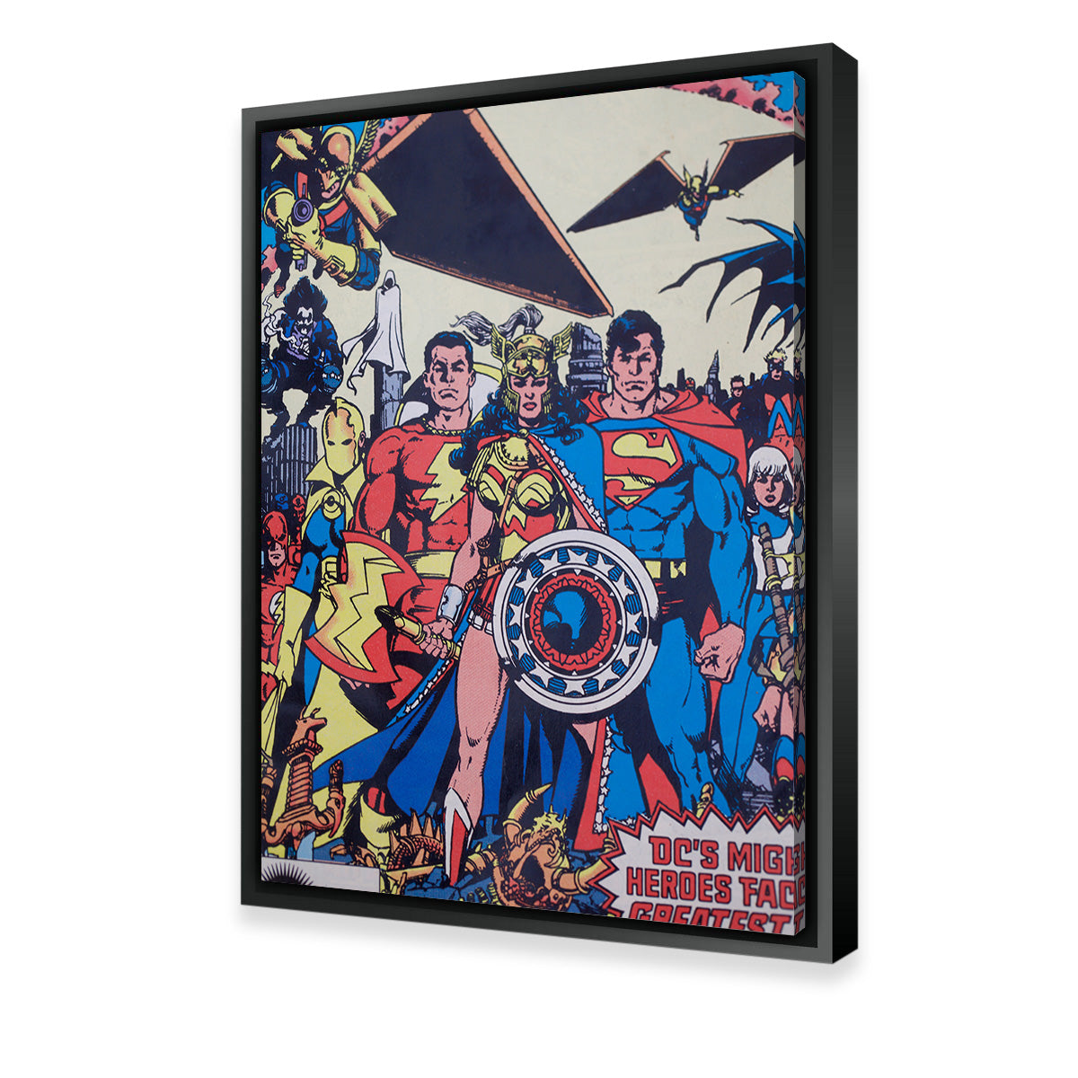 DC Superhero Comic Wall Art