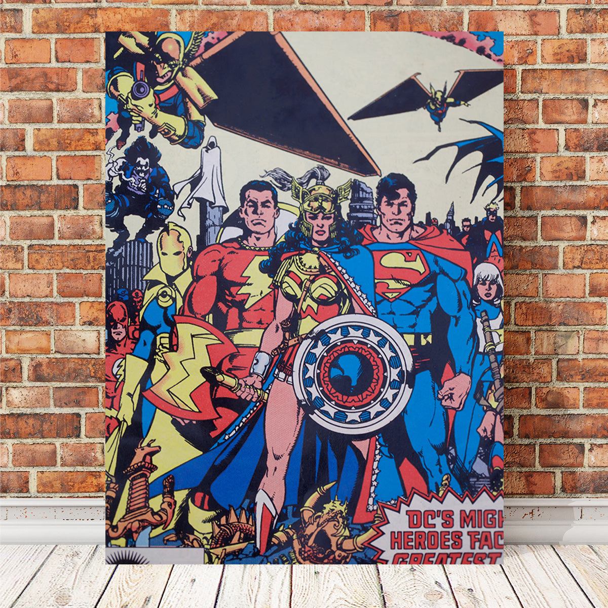 DC Superhero Comic Wall Art