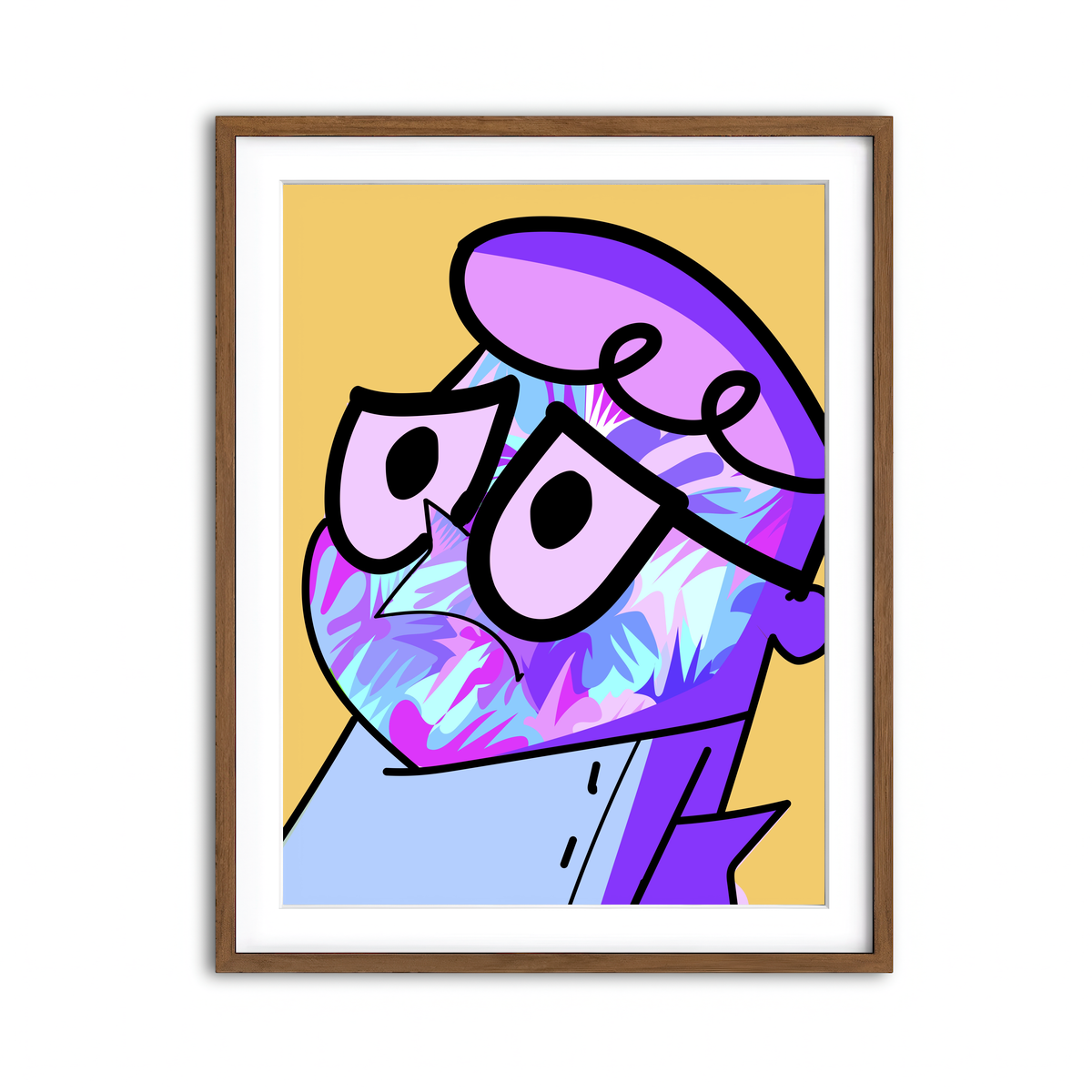 Framed Print 3x4 Walnut