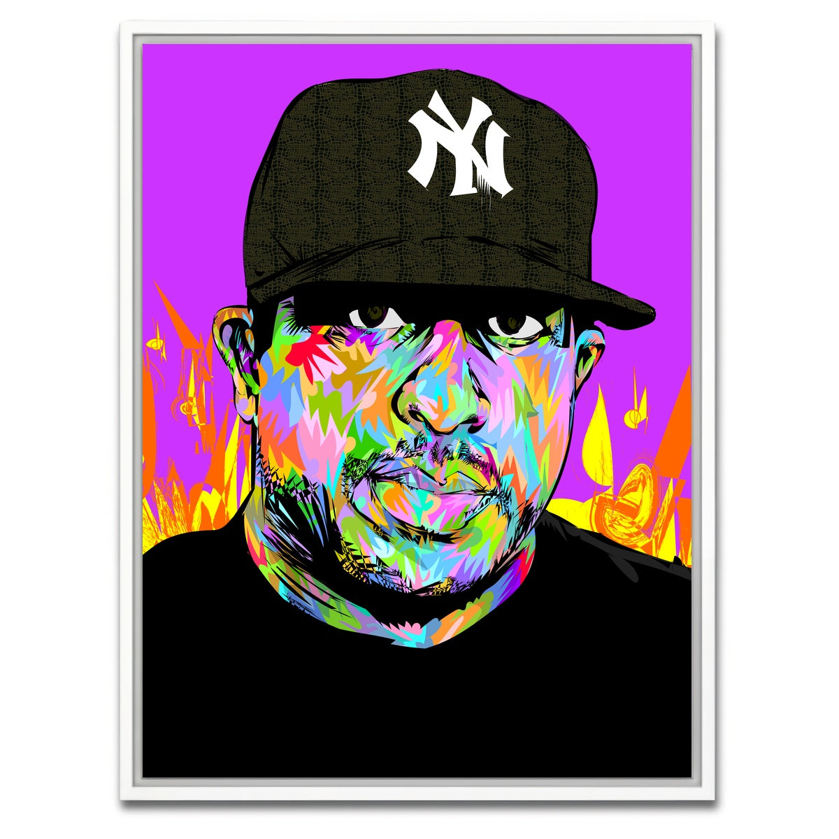 AUTO-MOCKUP WHITE | DJ PREMIER | 1 Piece | White Framed Canvas | group=3x4