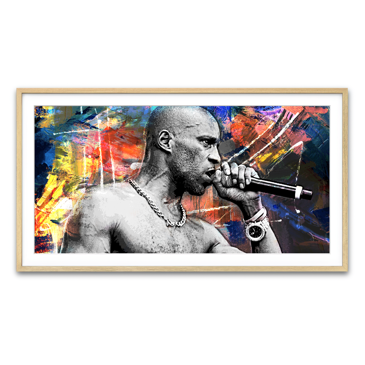 Framed Print 2x1 Natural