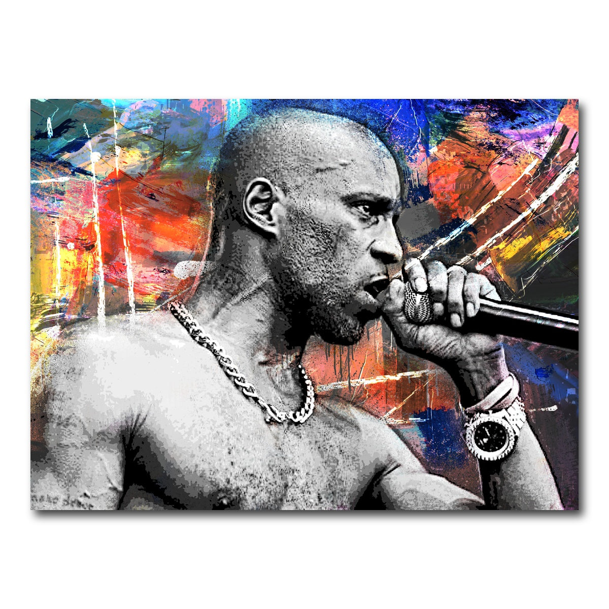 AUTO-MOCKUP WHITE | DMX Abstract | 1 Piece | Gallery Wrap Canvas | group=4x3
