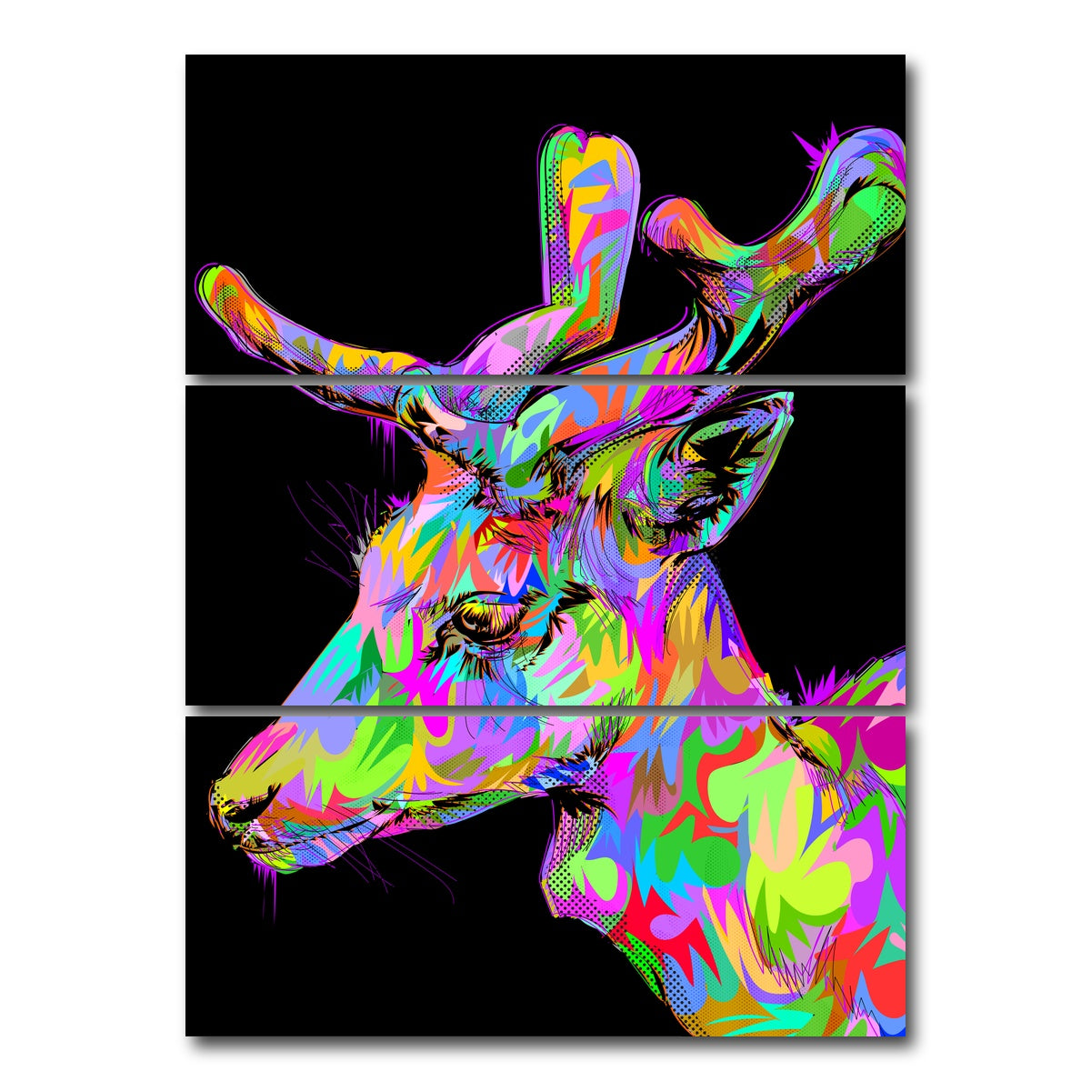 AUTO-MOCKUP WHITE | DOE | 3 Piece | Gallery Wrap Canvas | group=8x18_stacked