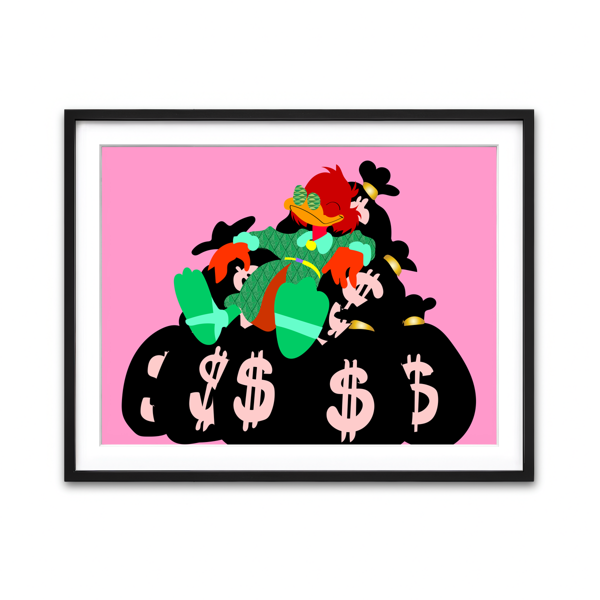 Framed Print 4x3 Black