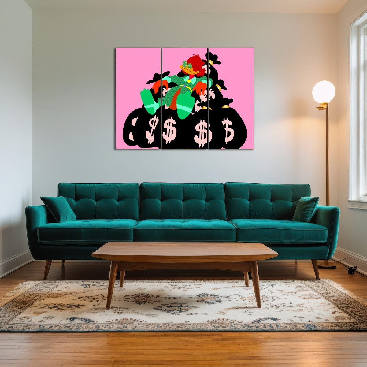 AUTO-MOCKUP ROOM | DONALD MONEY PILE