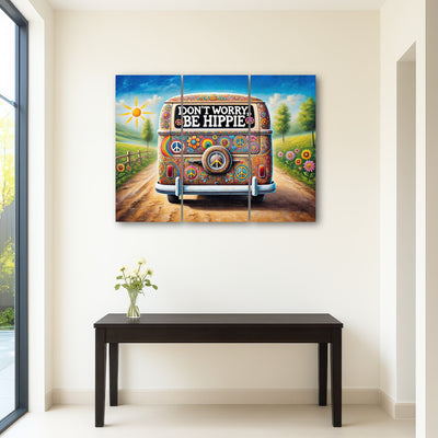 AUTO-MOCKUP ROOM | DON'T WORRY, BE HIPPIE Hippie Van