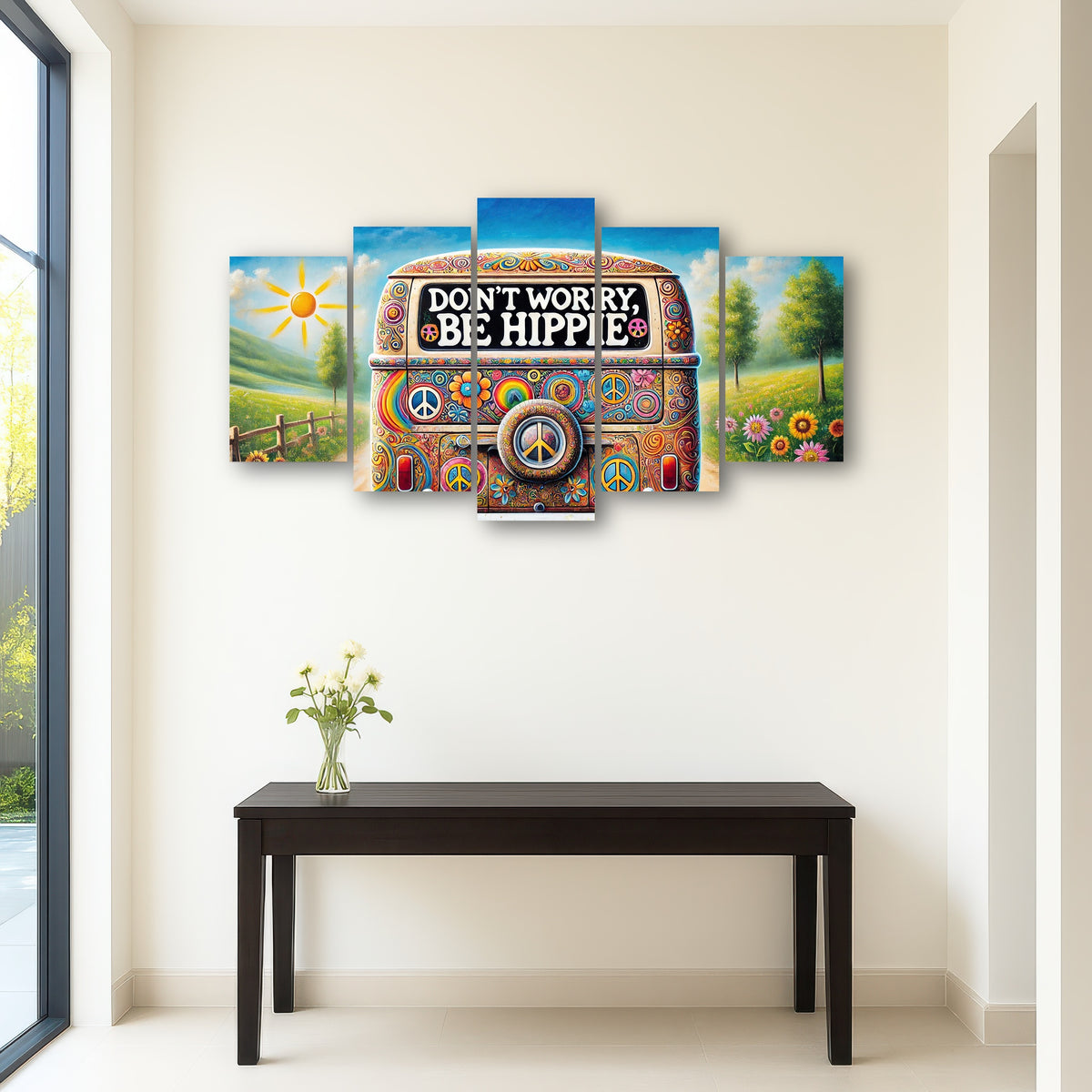 AUTO-MOCKUP ROOM | DON'T WORRY, BE HIPPIE Hippie Van