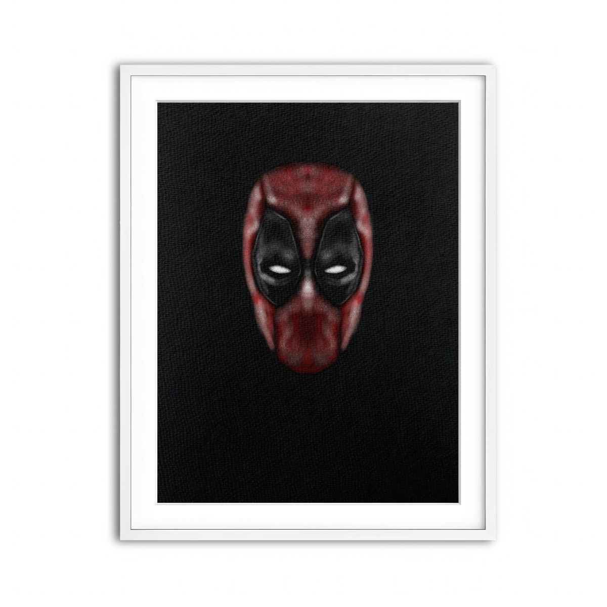 Framed Print 3x4 White