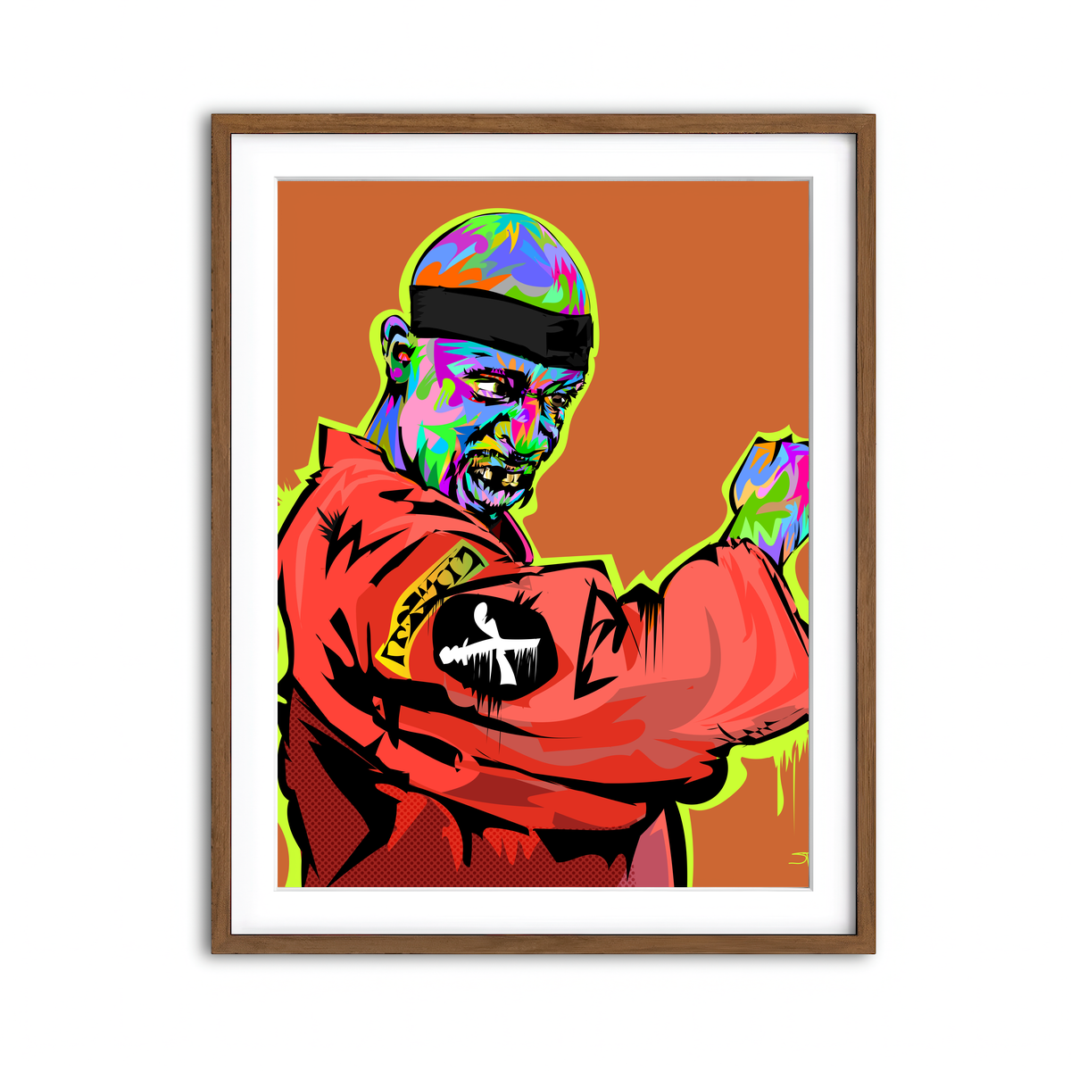 Framed Print 3x4 Walnut