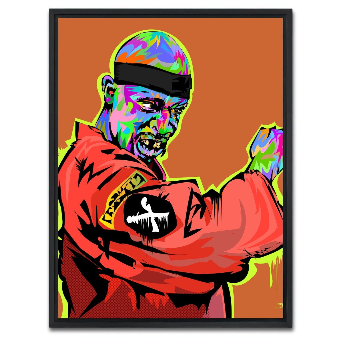 AUTO-MOCKUP WHITE | DRAGON FLY | 1 Piece | Black Framed Canvas | group=3x4