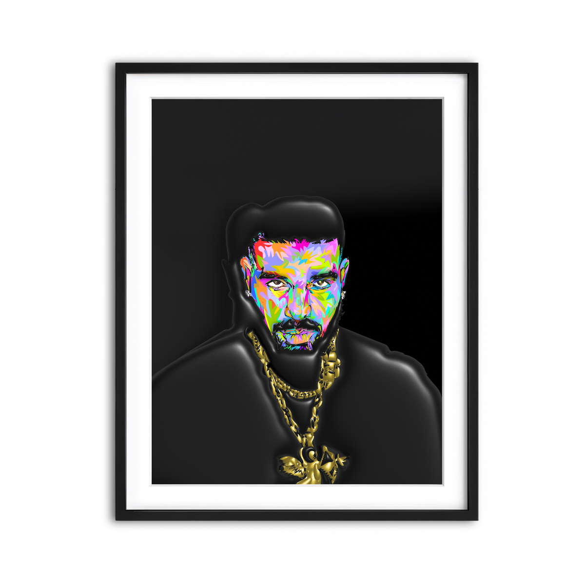Framed Print 3x4 Black